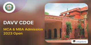 DAVV Centre for Distance and Online Education (CDOE) MCA and MBA Admission Open till August 26; Check Details Here